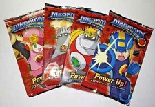 * MegaMan * NT Warrior Power Up! TCG 4 Booster Pack  Lot Set CCG