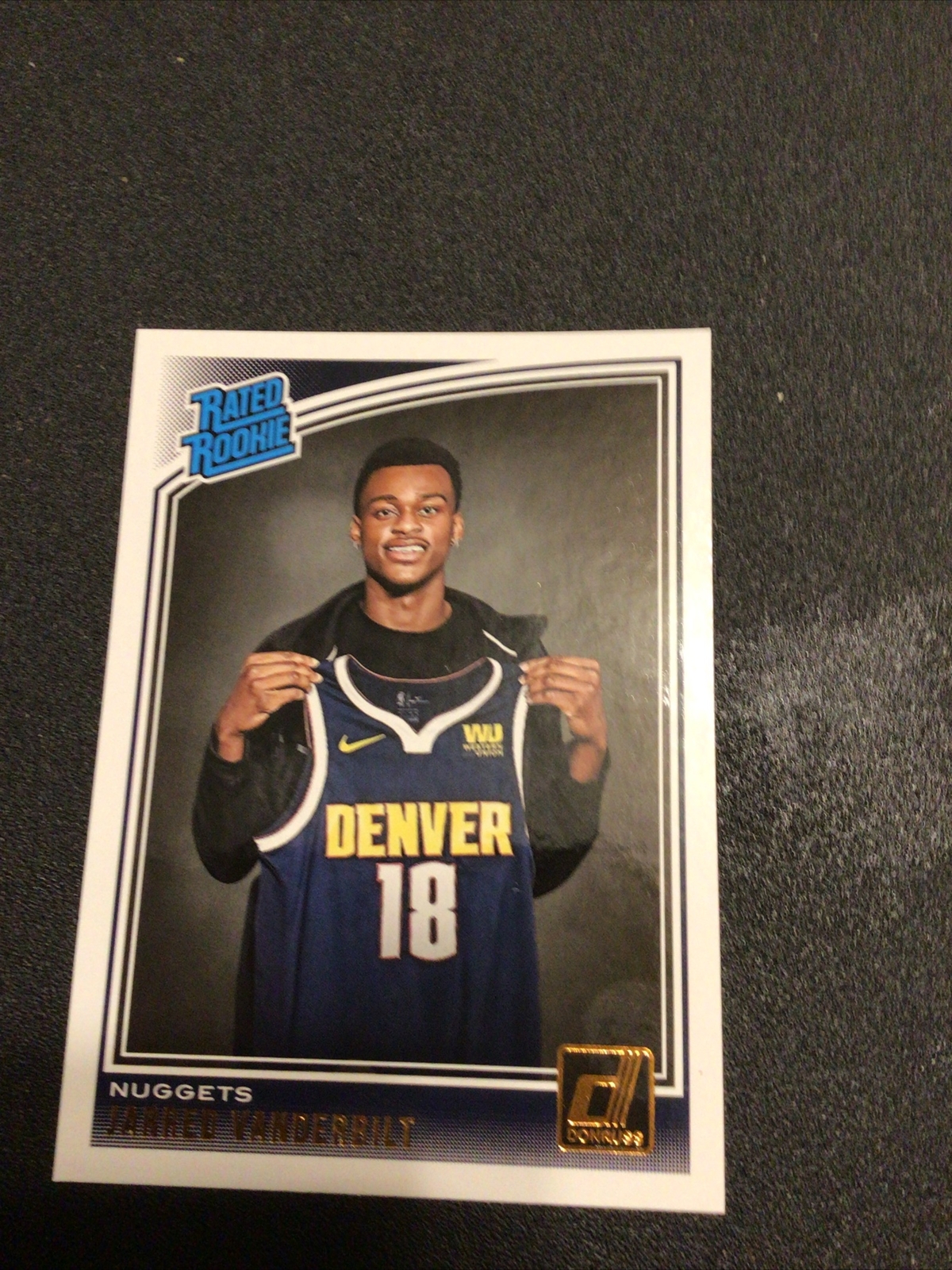 2018-19 Donruss Rated Rookie Jarred Vanderbilt Nuggets