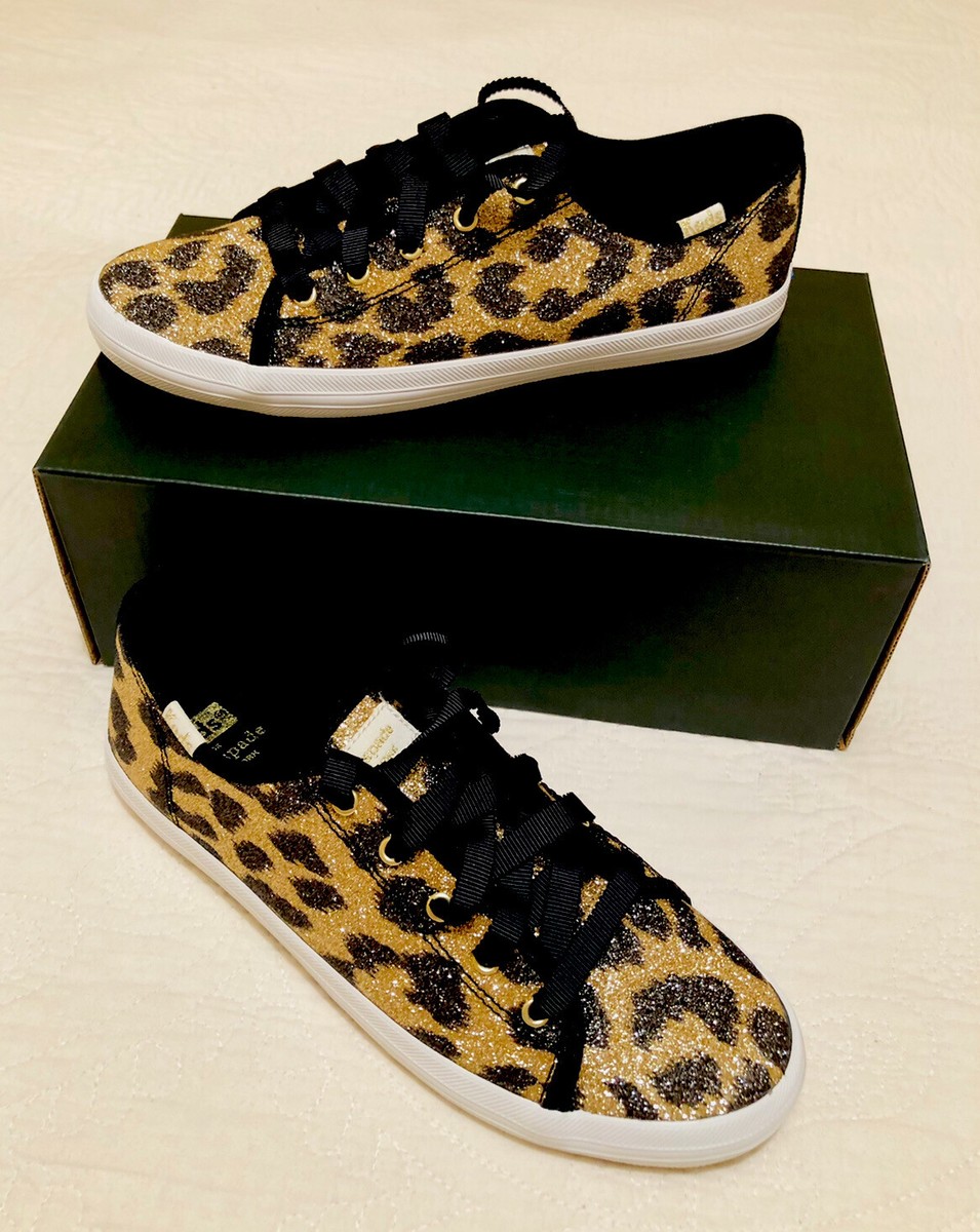 Kate Spade Girls Youth Keds Sneakers Kickstart Leopard Animals