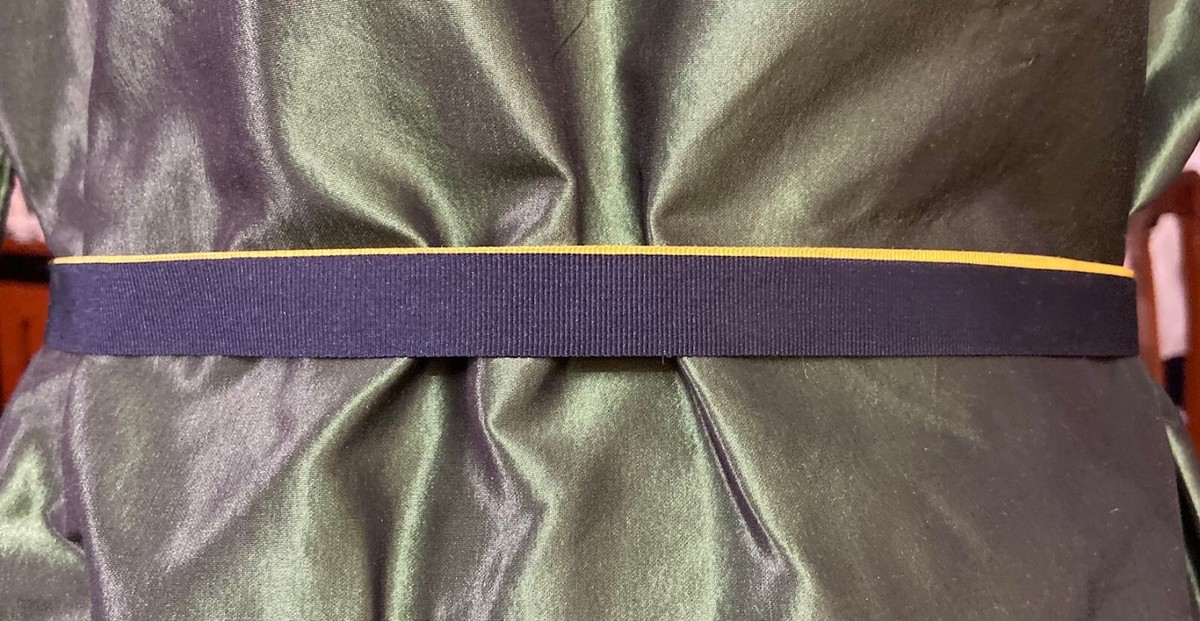 New Polo Ralph Lauren Nylon Webbed UA Yellow Blue Belt D  display picture 1