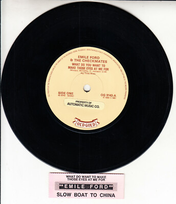 EMILE FORD & THE CHECKMATES What Do You Want To Make Those Eyes At Me For 7'' 45
