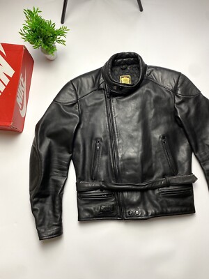 Vintage IXS Racing biker Motorcycle Leather Jacket
