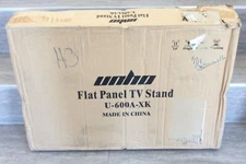 Unho U-600A-XK Swivel TV Floor Stand Mount Two Shelves/Free Cable 32-65" 