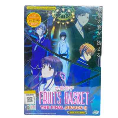DVD Anime Fruits Basket The Final Season Vol 1-13 End English Dub
