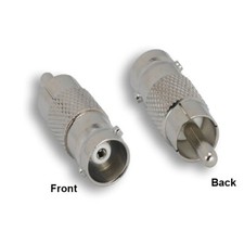 Kentek RCA to BNC Male/Female Adapter Coupler 75ohm for CCTV Security CAM DVR
