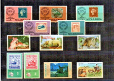 NICARAGUA Beau Lot Timbres Neufs