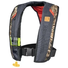 Bluestorm Stratus 35 Inflatable Life Jacket USCG Approved Type 2 PFD, MAX5 Camo