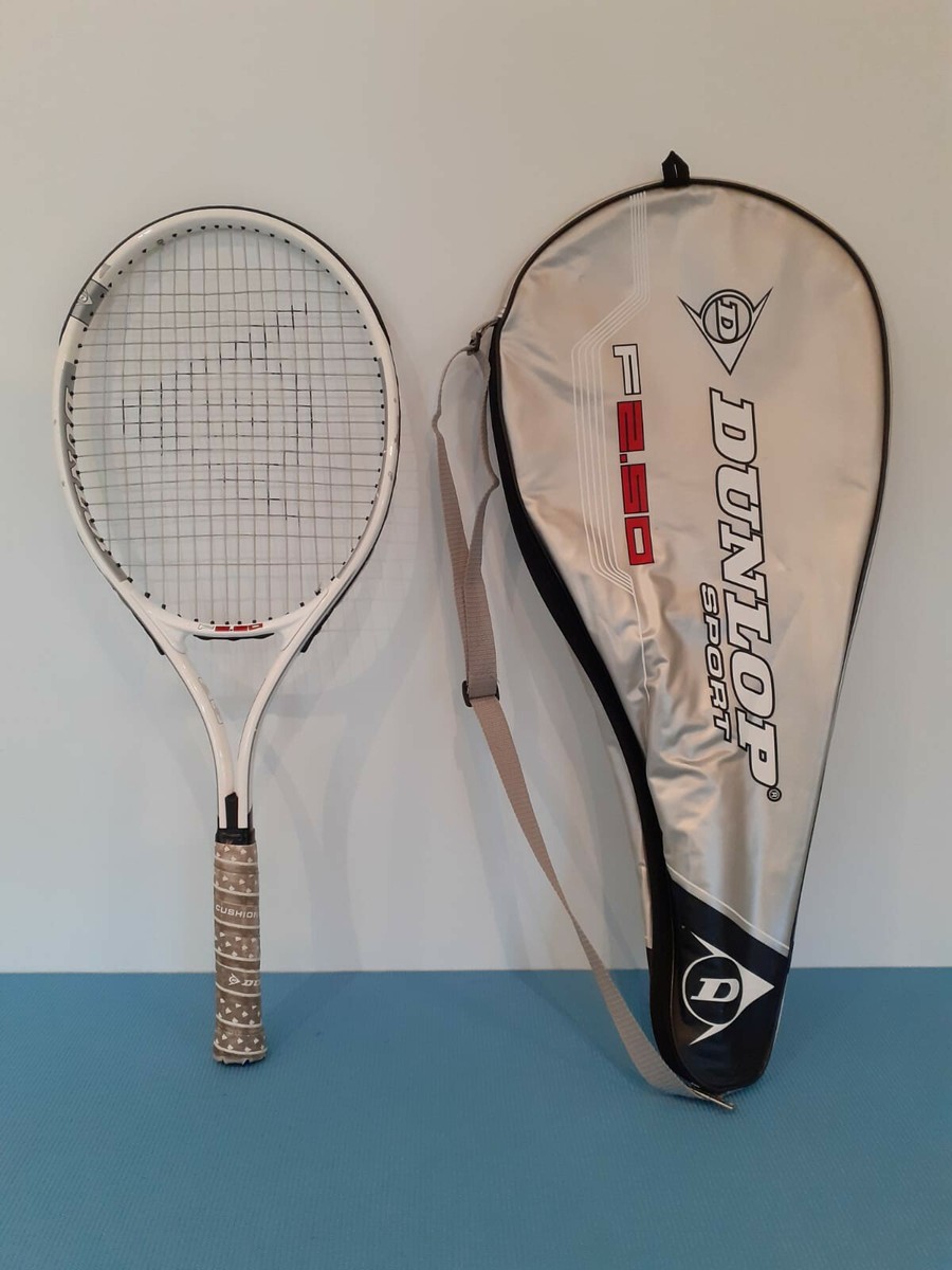 Raquette De Tennis Dunlop F2.50 27 Pouces Tamis 98 Avec Housse - Occasion