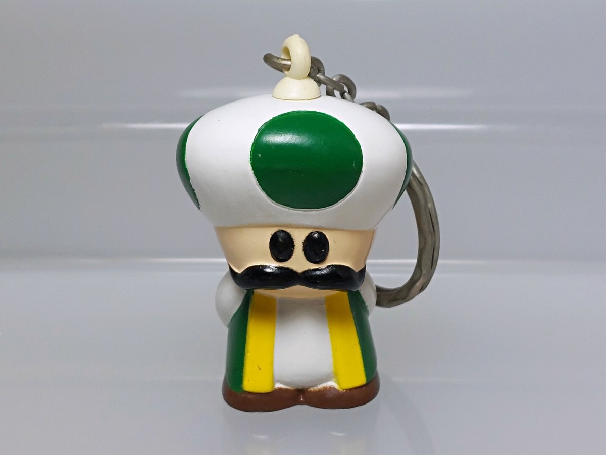Super Mario RPG TOAD Figure Keychain Banpresto 1995 Japan U03 1.9