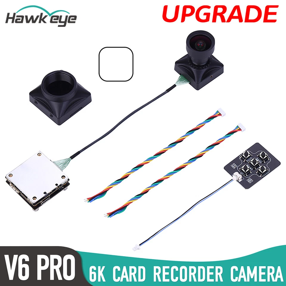 Hawkeye V6 PRO 6K Sony Recorder Camera WiFi control DC 7-26V 8X Digital zoom - Image 2 of 4