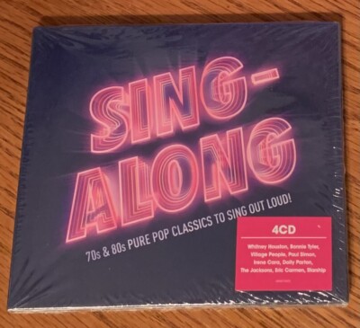 VARIOUS ARTISTS ''SING-ALONG'' BRAND NEW ORIGINAL 2018 UK 4CD ALBUM IMPORT