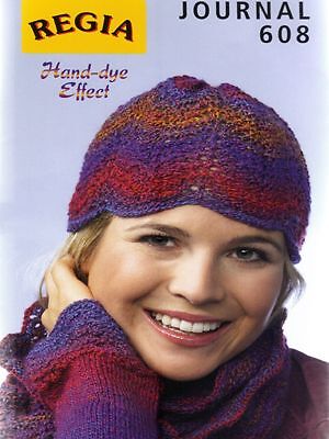 Regia Journal 608 Hand Dye Effekt Strickgarn Wolle Muster 11 Designs