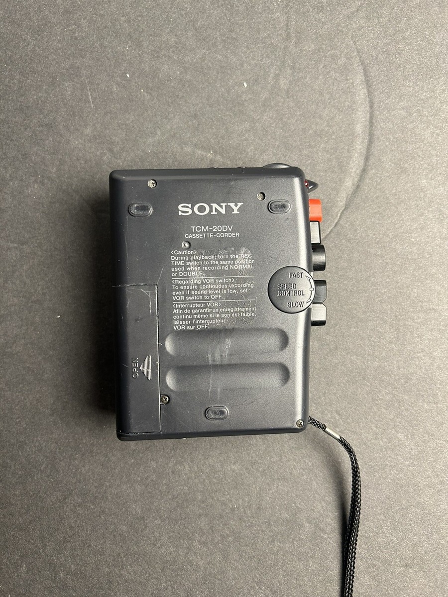 Sony TCM-200DV Handheld Cassette Voice Recorder 27242607736 Sony TCM-200DV Handheld Cassette Voice Recorder 27242607736