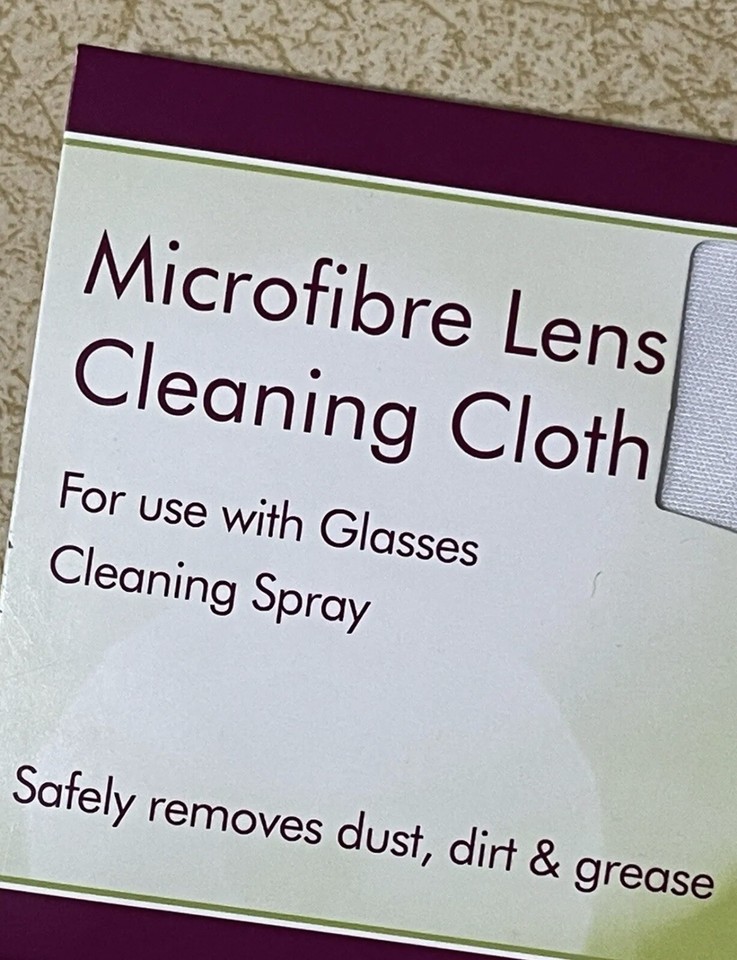 OPTOPLAST Microfibre Optical Lens Cleaning Cloth Safely Removes Dust 7.