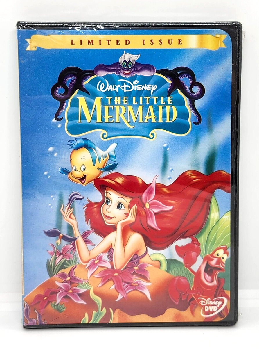 WALT DISNEY THE LITTLE MERMAID LIMITED ISSUE EDITION DVD (1989