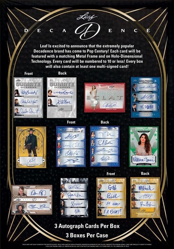 2022 Leaf l Pop Century 新品未開封ボックス 2022 Leaf Metal Pop Century | Sports Cards Plus