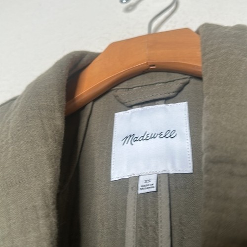 Madewell Lightspun Dorset Blazer Gaze Oversized Slouchy Herbst Autumn Grün XS - Bild 7 von 11