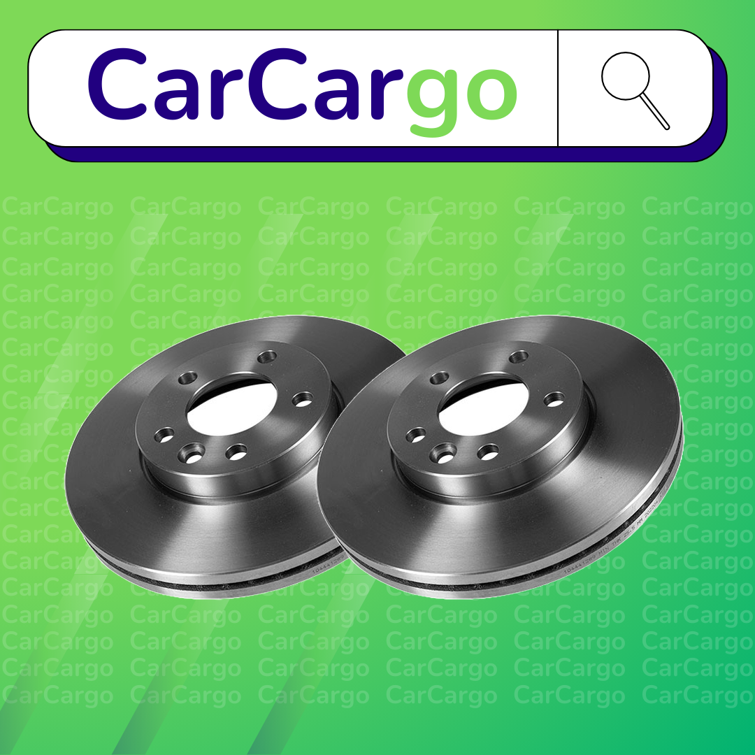 Premium Vented Front Brake Discs VW Touareg 2.5 R5 TDI 2003-2010 308 mm