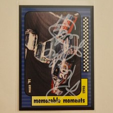 1991 Maxx Racing NASCAR Autograph Signed #s 101-240 - Complete Your Set U Pick
