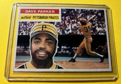 DAVE PARKER PITTSBURGH PIRATES ACEO ART CARD ORIGINAL DESIGN 1956 TOPPS