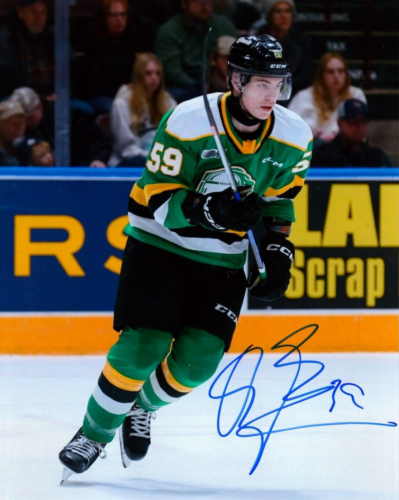 OLIVER BONK autographed SIGNED LONDON KNIGHTS 8X10 photo PHILADELPHIA FLYERS - Picture 1 of 1
