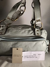 TOSCANI FLORENCE ITALY- NWT $395.00 -NWT-LT. BLUE LEA.-ONE OF A KIND