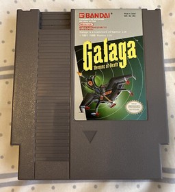 TESTED! Galaga: Demons of Death Box, Game CIB complete Nintendo NES