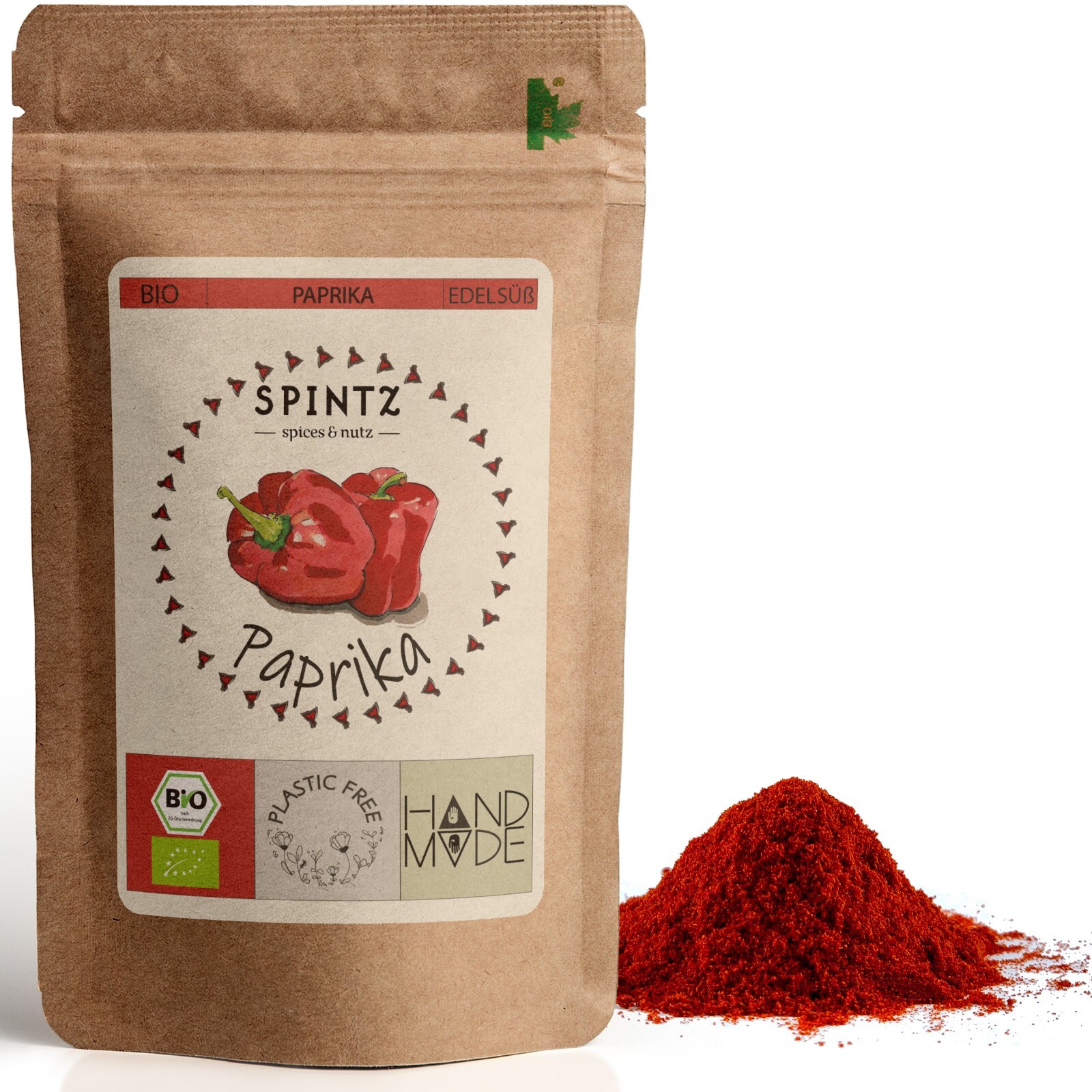 1 kg pimiento orgánico dulce pimiento en polvo rojo de kbA molido pimiento especia