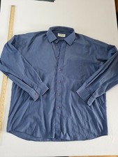 Mens Shirt Jonelle 17'' Neck Long Sleeved Blue 5626