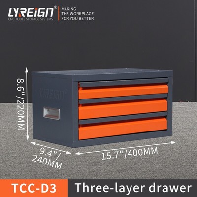 Mill cutter/Drill bitstorage cabinet cabinet parts storage Three drawers
