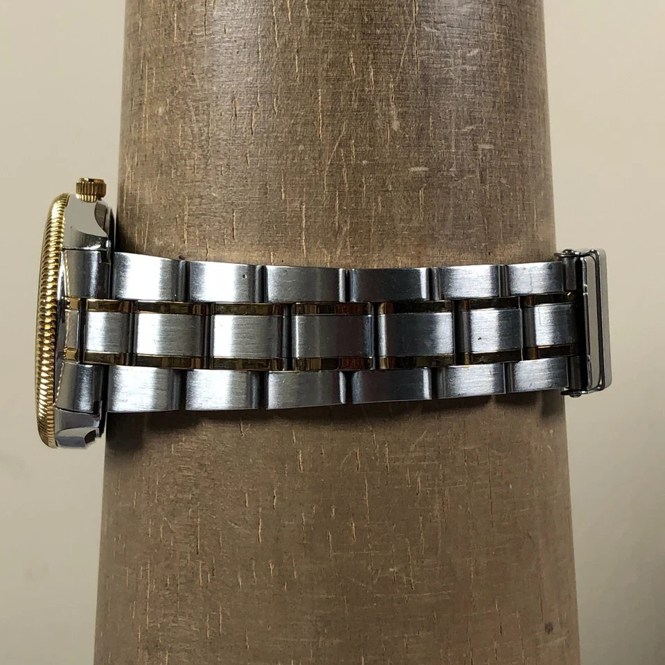 AU Steamfitters Union Plumbers Hombres Moda Dos Tonos Cuarzo 35mm Reloj 8 1/4" Foto 3 de 4