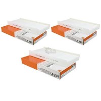 3X Mahle / Knecht Innenraumfilter Innenraumluft Pollenfilter LA 232