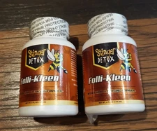 Stinger Detox Folli Kleen Hair Cleanser Shampoo Conditioner Clean 4 Oz Lot 2 NEW