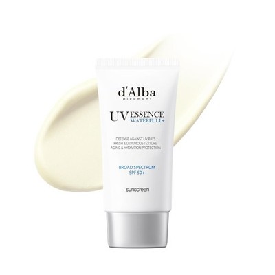 d'alba Piedmont Italian White Truffle Waterfull Essence Sunscreen, Vegan... 