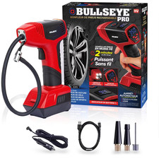 BULLSEYE PRO Tire Inflator with Pressure Gaug...