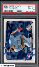 #7 2021 Topps Update #US227 Alek Manoah Toronto Blue Jays RC Rookie PSA 10