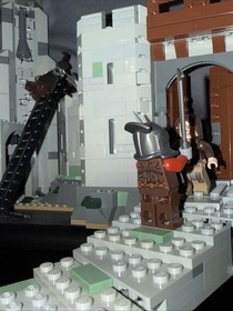 LEGO Lord of the Rings Battle of Helm&rsquo;s Deep 9474 PLUS 9491 w/ Manual! No Box