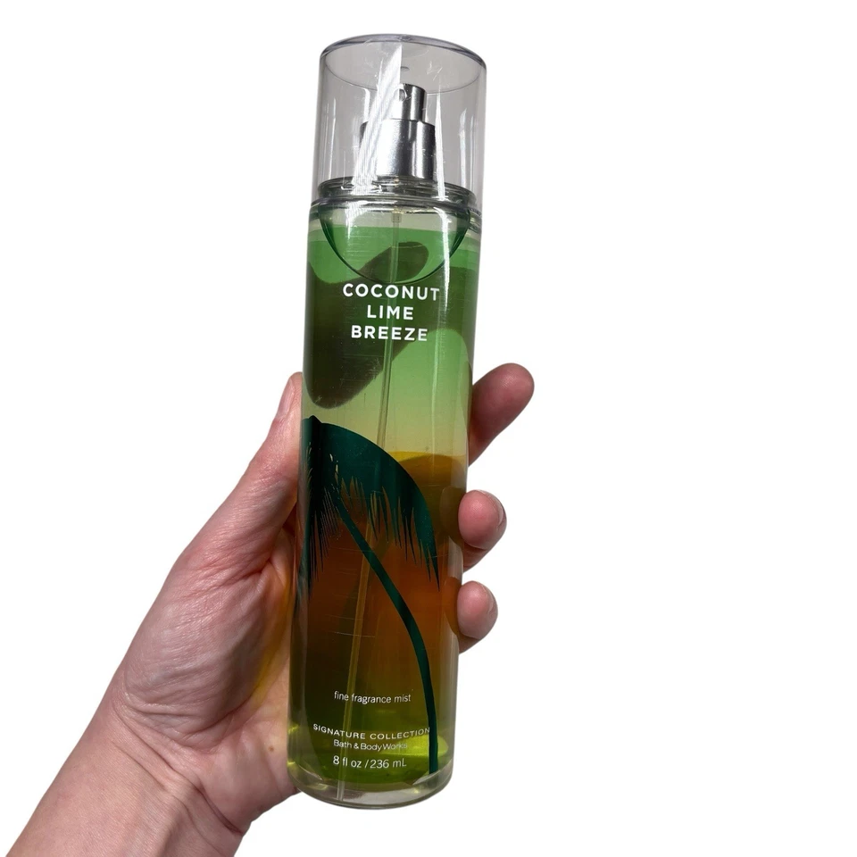 Bath & Body Works Coconut Lime Breeze Fine Fragrance Mist 8 Fl Oz New Retired - Image 2 of 3