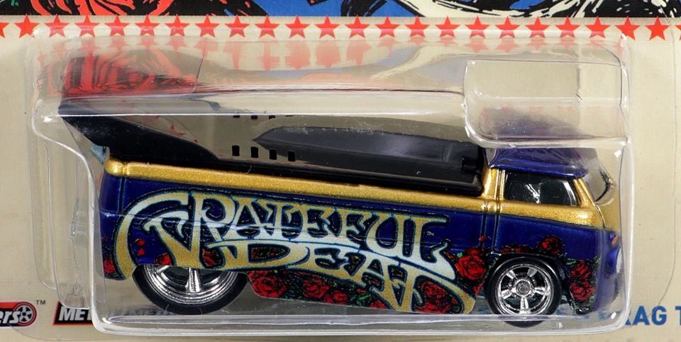 Hot Wheels Volkswagen грузовик Grateful Dead поп-культура - BDT14 NRFP синий - Изображение 2 из 4