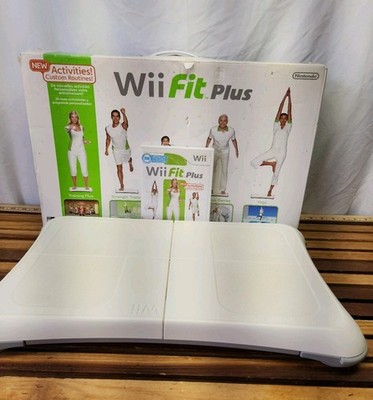 Wii Fit PLUS & Balance Board - Nintendo Wii ** With Box** Works