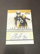 Plaxico Burress 2003 Fleer Genuine Ink Appeal Auto Autograph #18/80