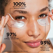 Beauty Bio Bright Eyes Depuffing and Brightening Eye Gels Box of 8 Pairs x 2