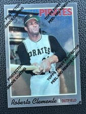 1998 Topps - Roberto Clemente Reprints Roberto Clemente #16 Finest 1970 Topps