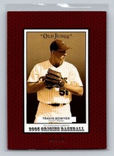 2005 UD Origins #283 Travis Bowyer Old Judge Red #/99