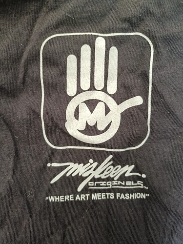 Miskeen Originals T Shirt Skull Black XL Arts Meets Fashion Y2K Vintage Exc Cond - Picture 10 of 10