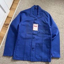 Vintage Adolphe Lafont French Sanfor Worn Works Chore Jacket Made In France     