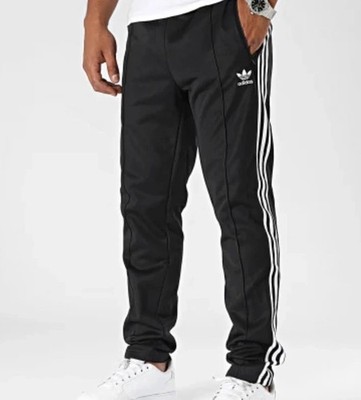 Adidas Originals Men's size M Classic Black 3-S Beckenbauer Track Pants II5764