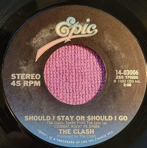 The Clash-Should I Stay | eBay