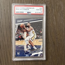 2019 Panini Chronicles Zion Williamson #60 PSA 10 New Orleans Pelicans (RC)