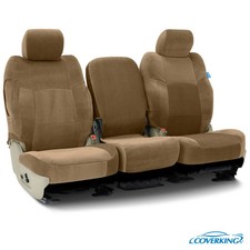 Coverking CSCV5-FD8045 Seat Covers Ford F150 09-10 40/20/40 Tan Velour NOS New